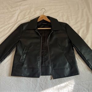 Nick&Nicole Vegan Black Leather Jacket